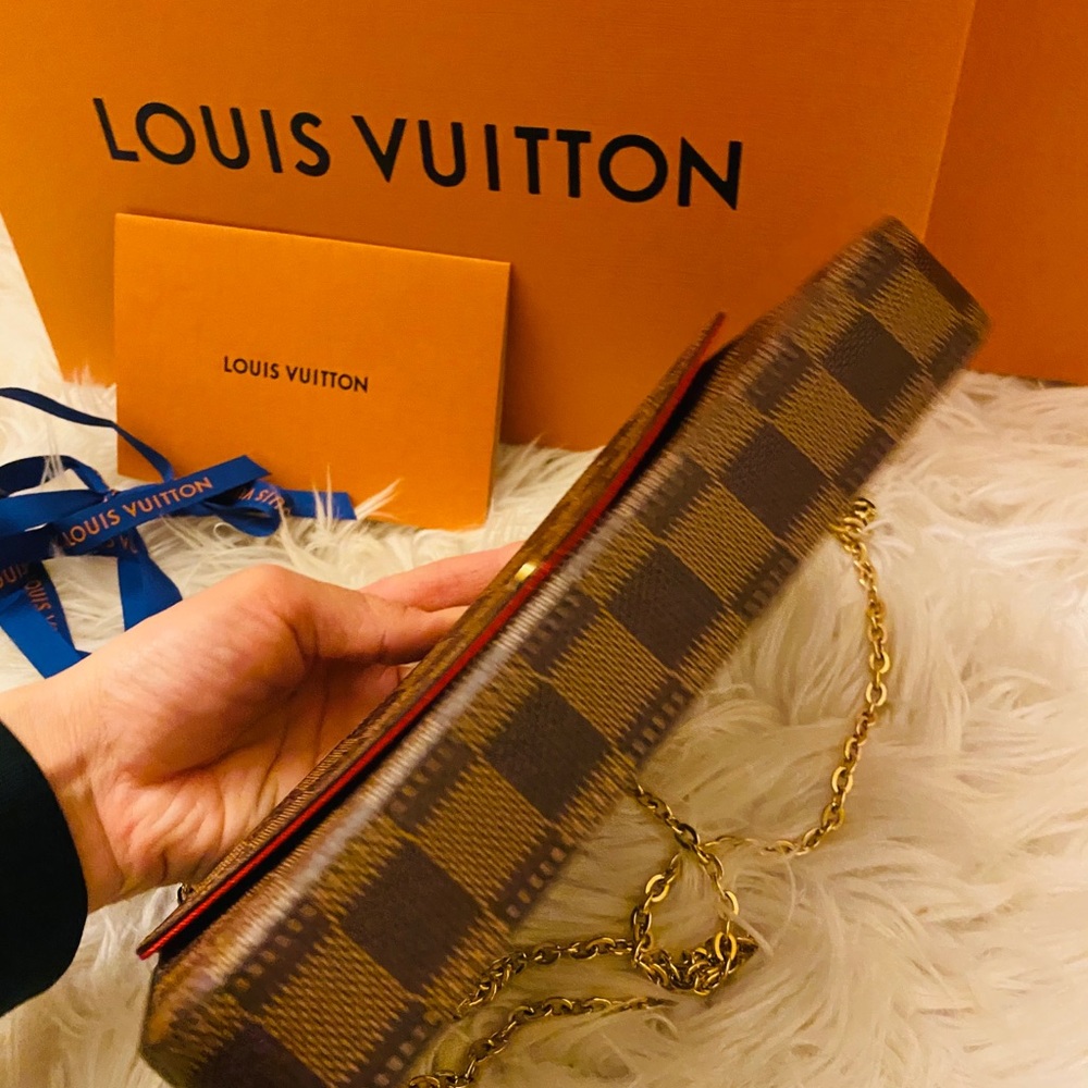 SOLD!!!!! Louis Vuitton Felicie Ebene pochette bag - Picture 9 of 15